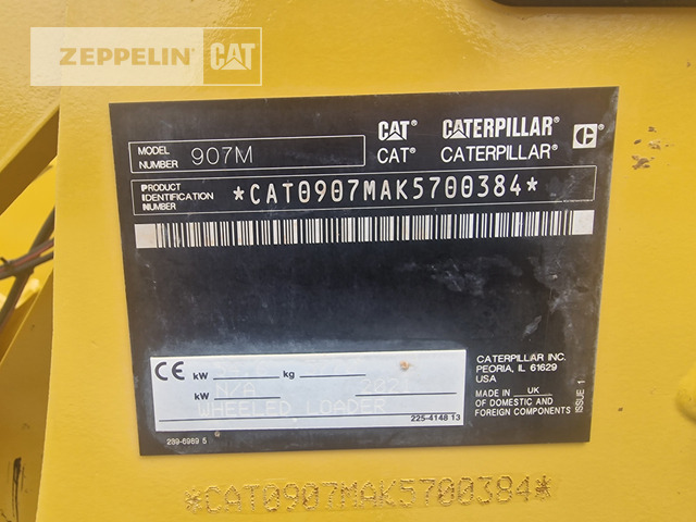 Cat 907M - Wheel loader: picture 2 Cat 907M - Wheel loader: picture 2