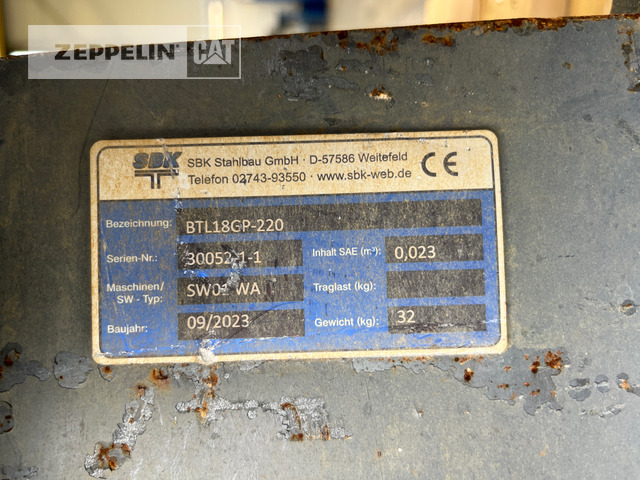 KSW Maschinenbau GmbH Tieflöffel 230mm - Excavator bucket: picture 3 KSW Maschinenbau GmbH Tieflöffel 230mm - Excavator bucket: picture 3