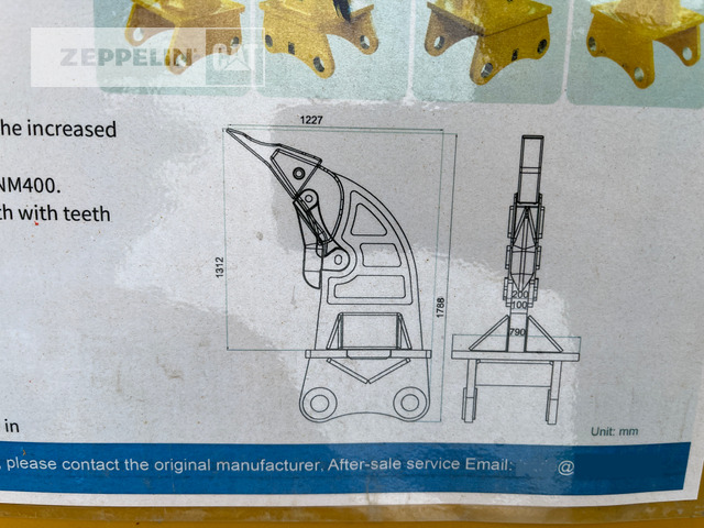 Komponenten Aufreißer 374 - Ripper for Construction machinery: picture 3 Komponenten Aufreißer 374 - Ripper for Construction machinery: picture 3