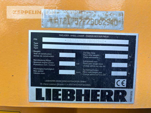 Liebherr L556 - Wheel loader: picture 2 Liebherr L556 - Wheel loader: picture 2