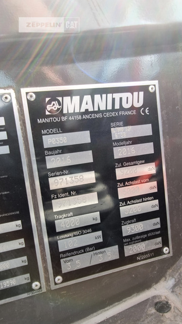 Telescopic handler Manitou MLT840: picture 14