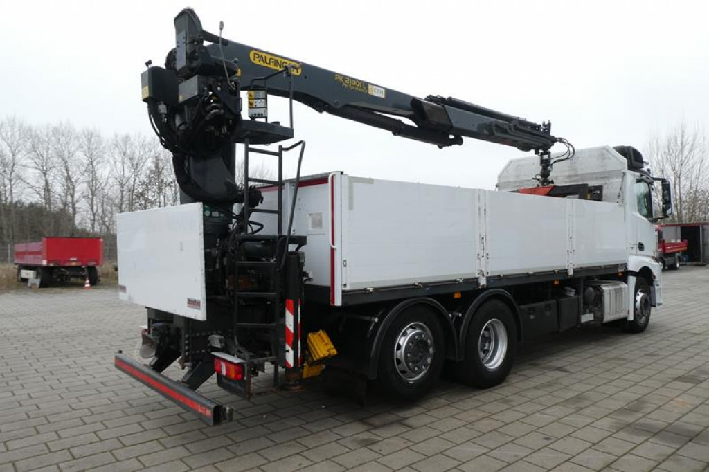 Dropside/ Flatbed truck, Crane truck MERCEDES-BENZ Antos 2543 L 6x2 Pritsche Heckkran: picture 11