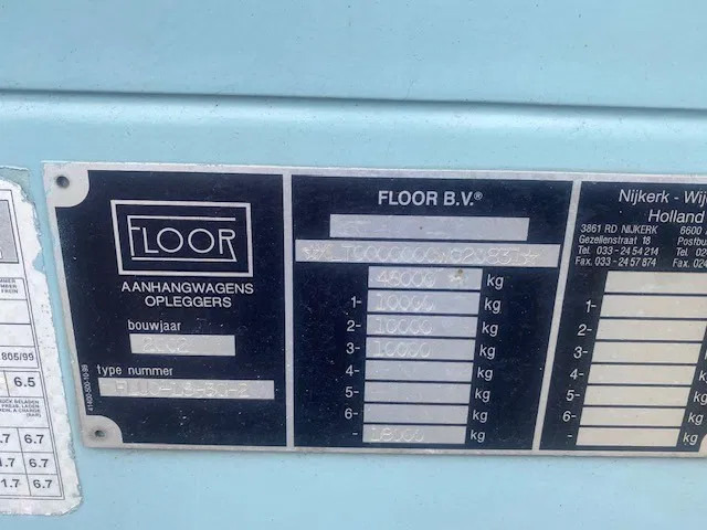 Dropside/ Flatbed semi-trailer Floor open oplegger 3 asser uitschuifbaar, 2 x stuur, 1 x liftas: picture 7