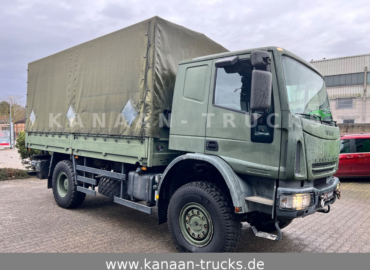 Curtainsider truck Iveco 140 E240  Eurocargo 4x4 Miltär Camper Expedition: picture 1