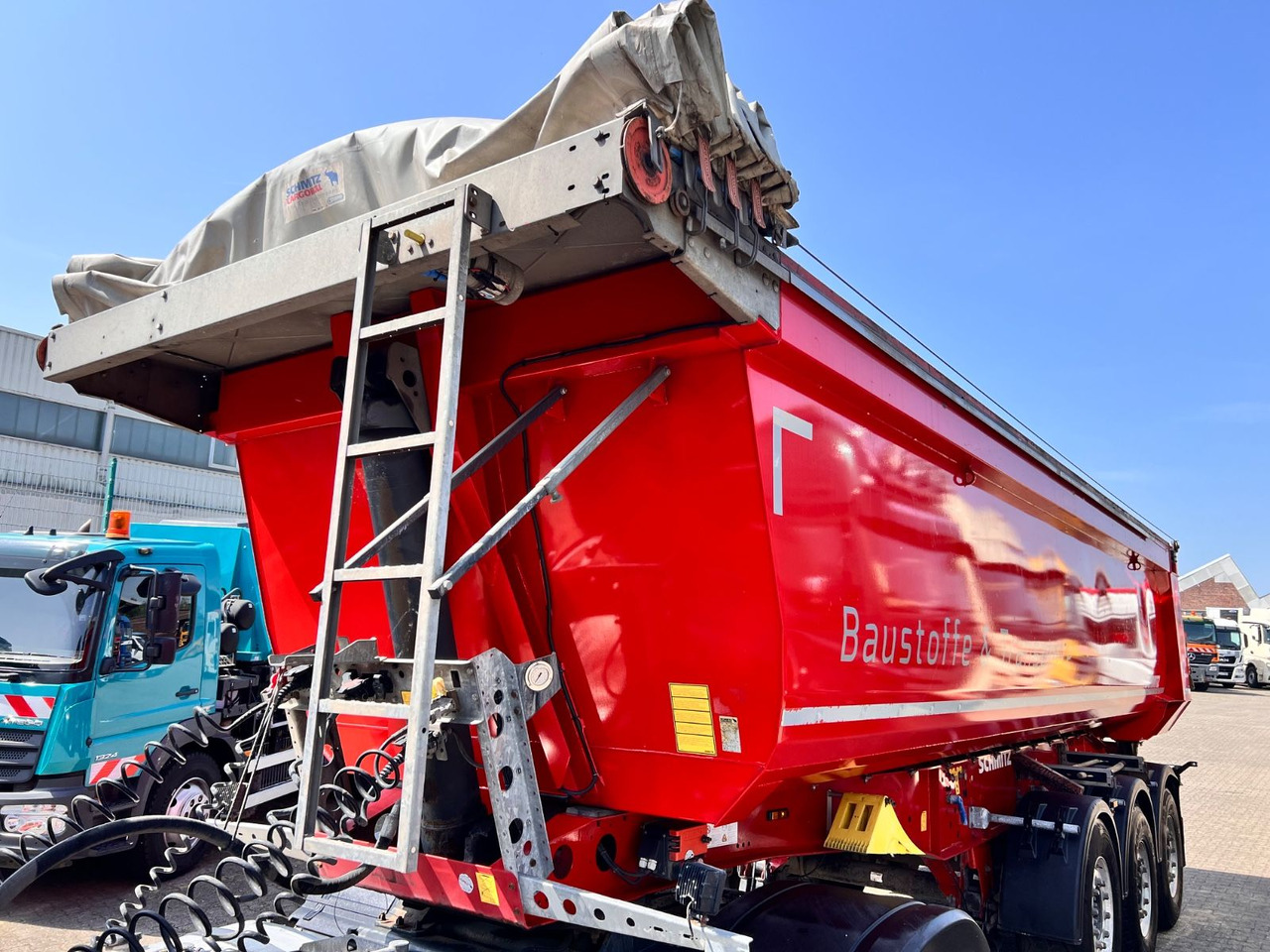 Schmitz Cargobull SKI 24 SL7,2 Cramaro el.Verdeck Leerg. 6.133Kg - Tipper semi-trailer: picture 3 Schmitz Cargobull SKI 24 SL7,2 Cramaro el.Verdeck Leerg. 6.133Kg - Tipper semi-trailer: picture 3